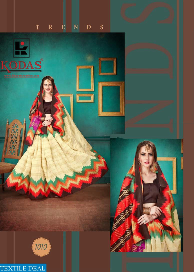 Kodas naaz Wholesale poly cotton Indian Saree